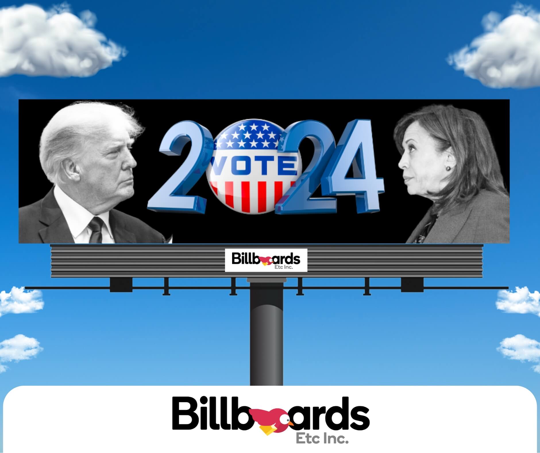 Billboards for Presidential Race 2024 - Billboard Prints